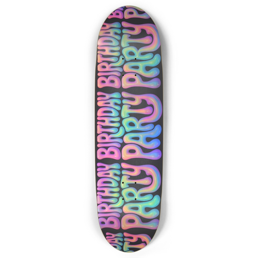 Holographic Drippy Birthday